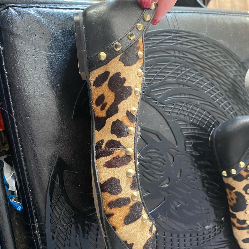 Leopard print Jessica Simpson flats